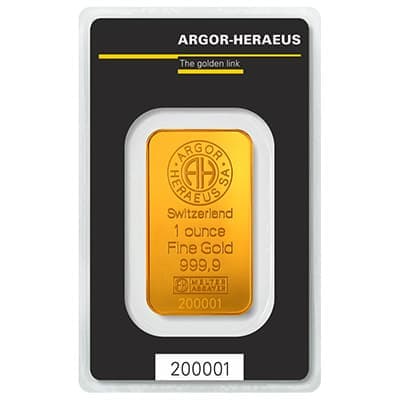 Lingot d'or 1 once