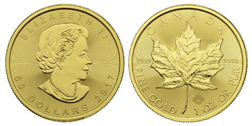 Pièce d'or Maple Leaf 1oz