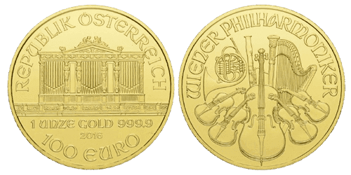 Pièce d'or Philharmoniker 1oz