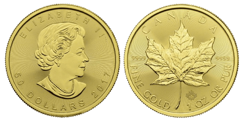 Pièce d'or Maple Leaf 1oz