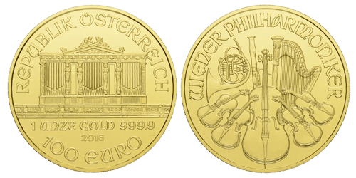 Pièce d'or Philharmoniker 1oz